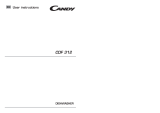 Candy CDF 312 - 80 User manual