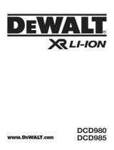 DeWalt DCD980-XE User manual