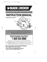 Black & Decker CS1012 User manual