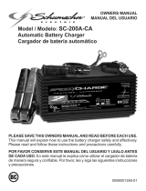 Schumacher Electric SC-200A-CA Operating instructions