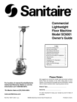 Sanitaire SC6001 User guide