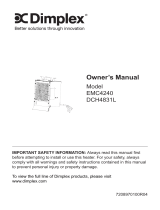 Dimplex EMC4240 Owner's manual