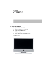 Citizen C27604HD User manual