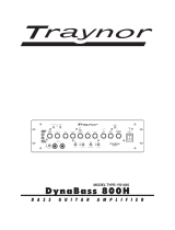 TRAYNOR DynaBass 800H Owner's manual