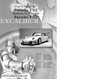 Excalibur Porsche 1:12 User manual