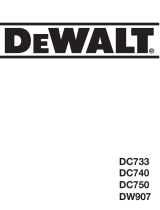 DeWalt DC733 User manual