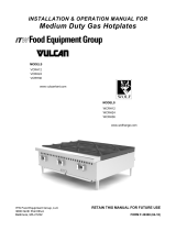 Vulcan Hart VCRH36 User manual