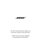 Bose Lifestyle® V10 home theater system Owner's manual