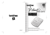 Brother P-touch 2600 User manual