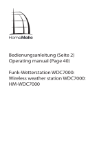 HomeMatic HM-WDC7000 Owner's manual