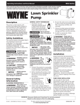 Wayne WLS200 Operating instructions