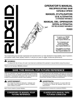 RIDGID R3020 User manual