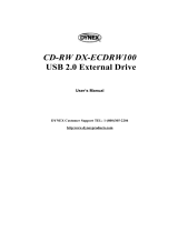 Dynex DX-ECDRW100 User manual
