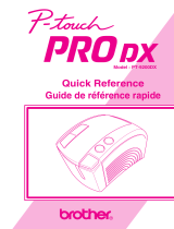 Brother PT-9200DX QUICK REFERENCE User guide