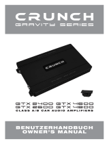 Crunch GTX 2600 Owner's manual