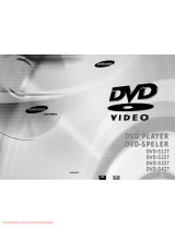 Samsung DVD-S127 User manual