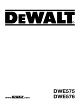 DeWalt DWE575 User manual