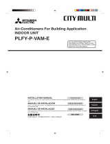 Mitsubishi Electric PLFY-P-VAM-E Installation guide