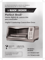 Black and Decker Appliances Perfect Broil CTO4501S User manual