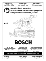 Bosch 5412L Owner's manual