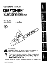 Craftsman 358.352681 Owner's manual