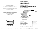 Craftsman 7-IN. BUFFER / POLISHER 172.10721 Owner's manual