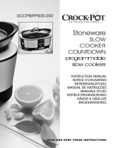Crock-Pot SCCPBPP605 User manual