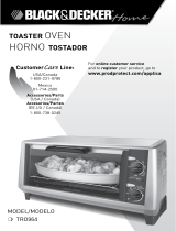 Black & Decker Toast-R-Oven Classic TRO964 User guide