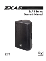 Electro-Voice ZxA5 Series User manual