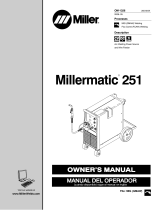 Miller Millermatic 251 Owner's manual