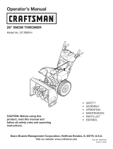 Craftsman 31AS53TF799 Owner's manual