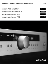 Arcam A70 User manual