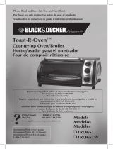 Black and Decker Appliances Toast-R-Oven TRO651W User manual