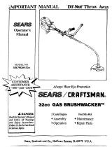Craftsman BRUSHWACKER 358.798260-32cc User manual