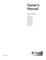 Monogram ZBD0710 Owner's manual