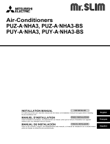 Mitsubishi Electric PUY-A42NHA3-BS Installation guide