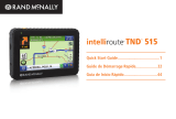 Rand McNally intelliroute TND 515 Quick start guide