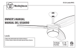 Westinghouse Lavada 48-Inch Reversible Three-Blade Indoor 7247400 User manual