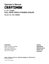 Craftsman 351.184360 Owner's manual