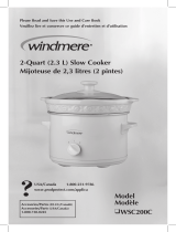 Windmere WSC200C User manual