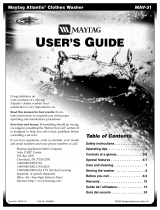 Maytag MAV6451AWW User manual