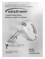 Windmere WMX5100C User manual