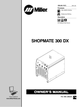 Miller Electric SHOPMATE 300DX Owner's manual