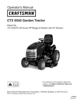 Craftsman CTX 9500 Owner's manual