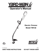 MTD YM132 User manual