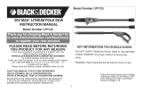 Black & Decker LPP120 TYPE 1 Owner's manual