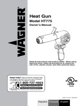 Wagner SprayTech HT775 Heat Gun User manual