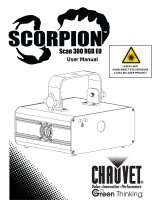 Chauvet Scorpion Scan 300 RBG EU User manual