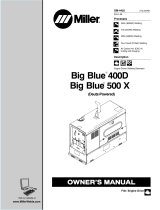 Miller Electric BIG BLUE 500 X (DEUTZ) Owner's manual