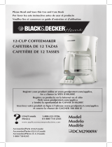 Black & Decker DCM2900W User manual